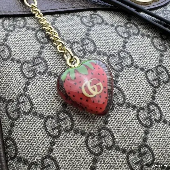 First bag ru shoulder Gucci Ophidia bag-25*15.5*6cm small 0629